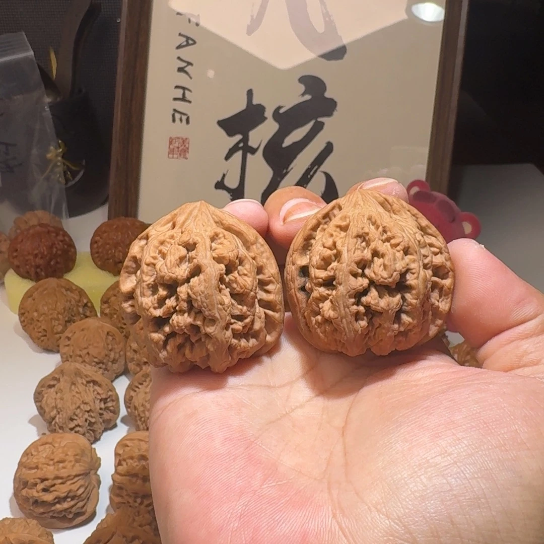 湫****吊坠文玩核桃44尺寸平谷大粗筋