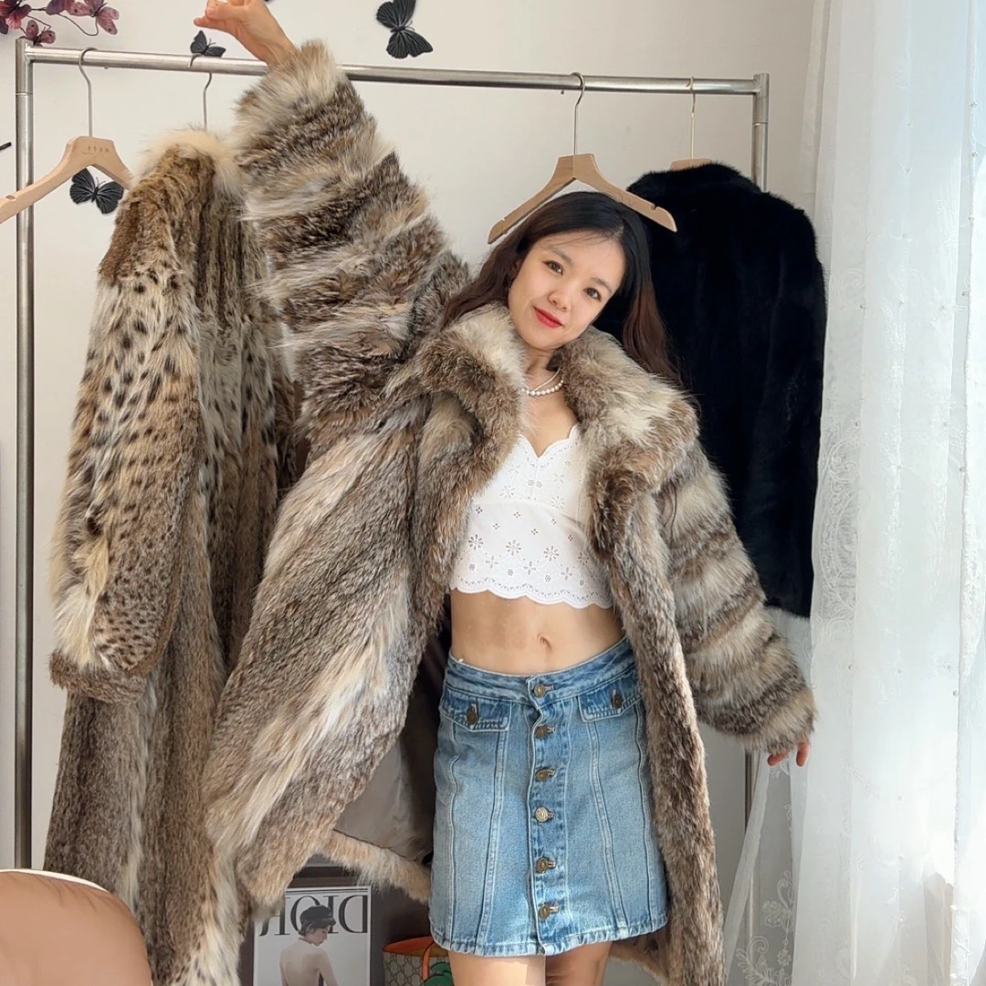 【李李VTG-2】意大利中古长款秋冬气质皮草外套24小时鉴超时不退