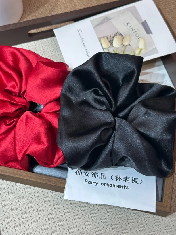 【029】～店主推荐！～18cm真丝质感百搭缎面大肠圈