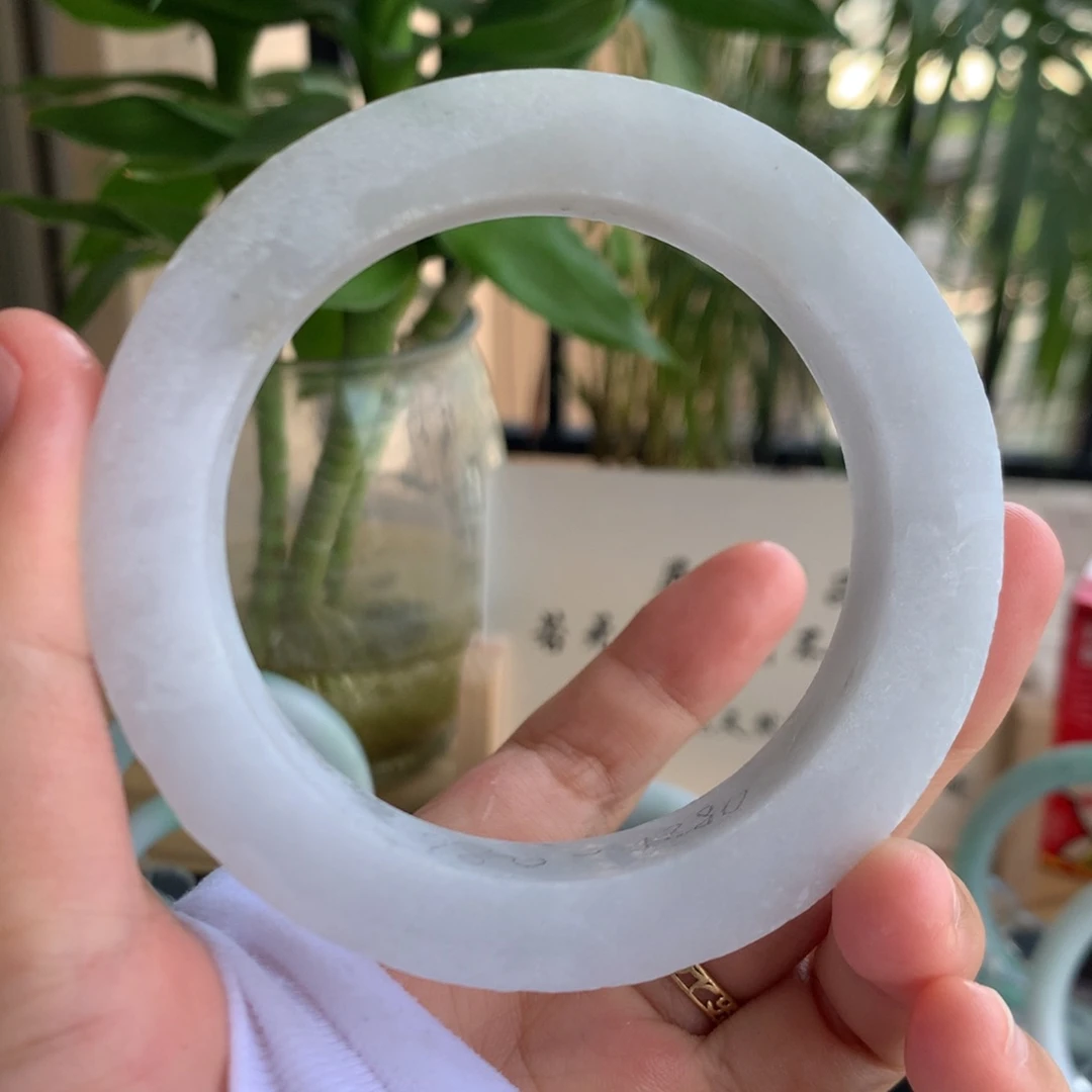 鹿***儿定制翡翠手镯未镶嵌57-68