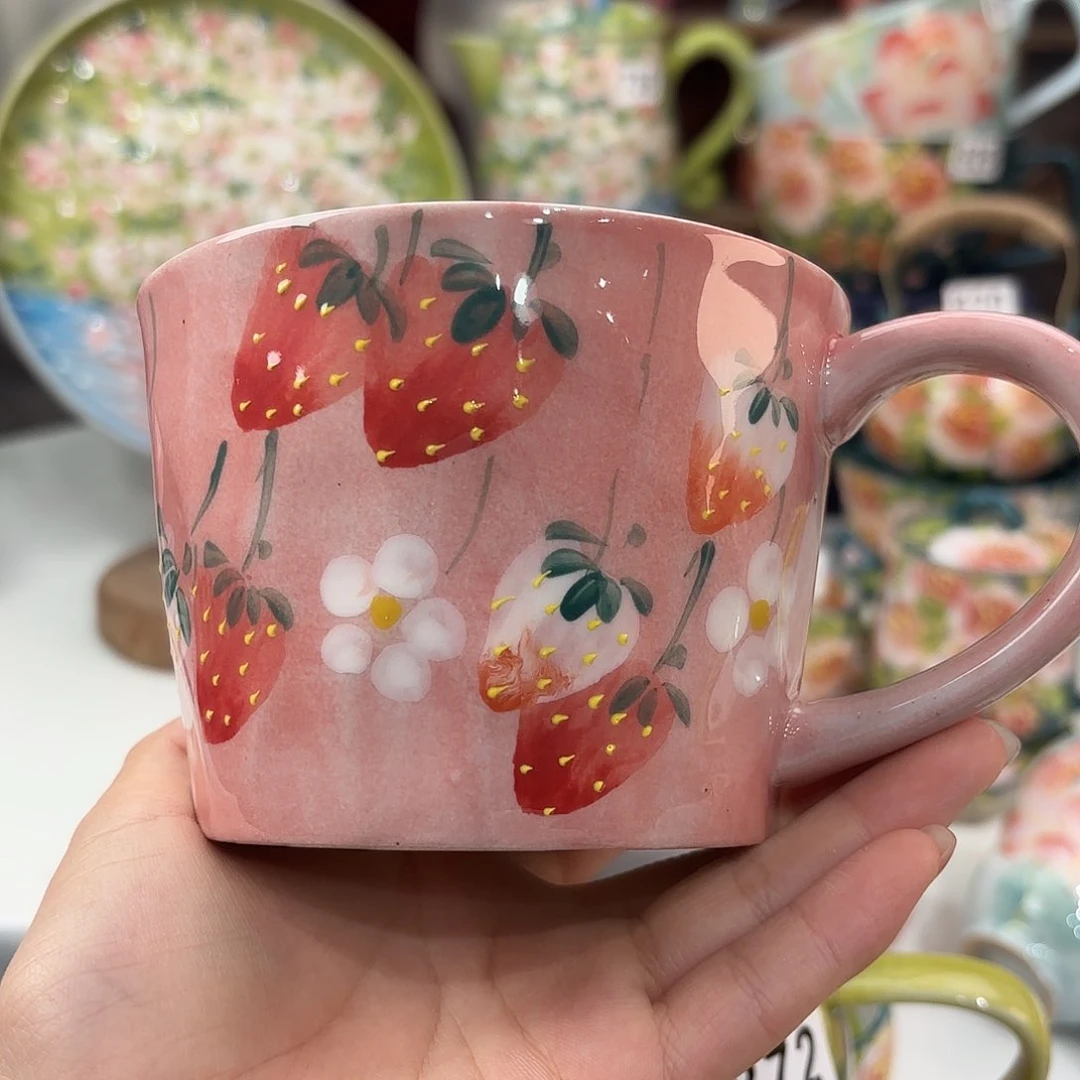 景德镇手绘高温釉下彩陶瓷茶具