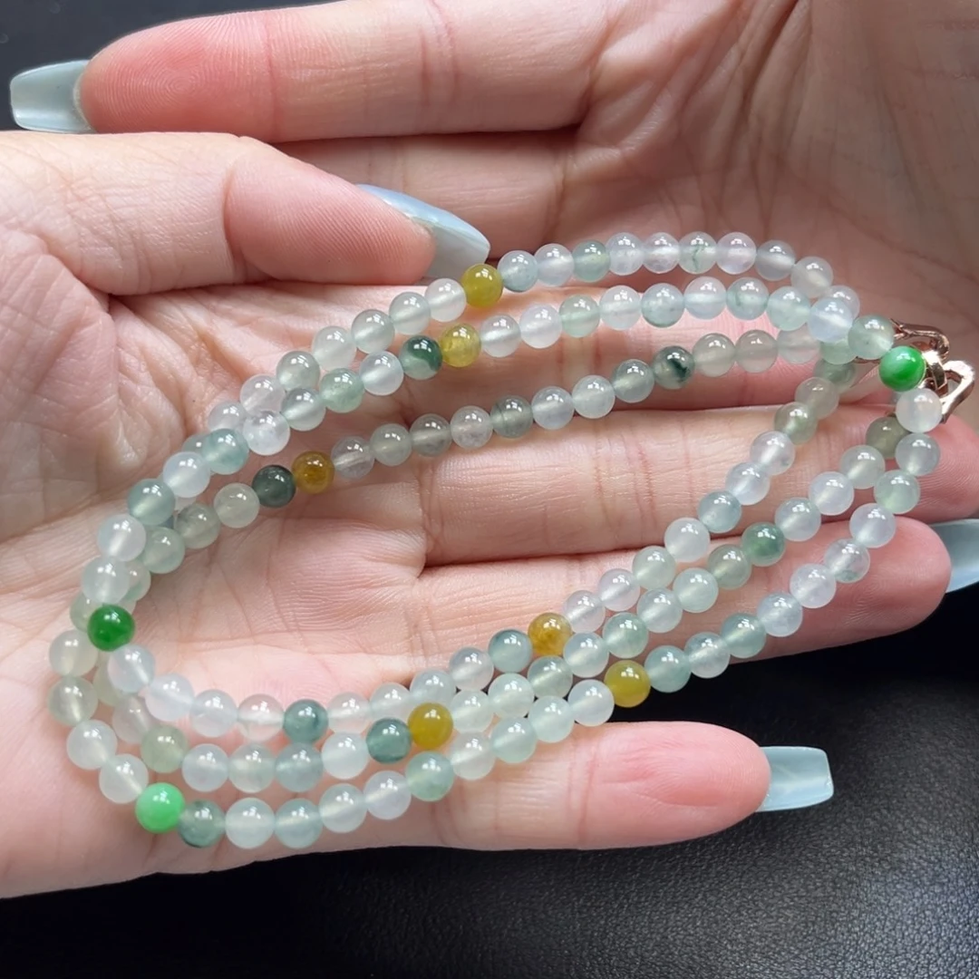 翡翠未镶嵌颈饰缅甸翡翠卡4.6