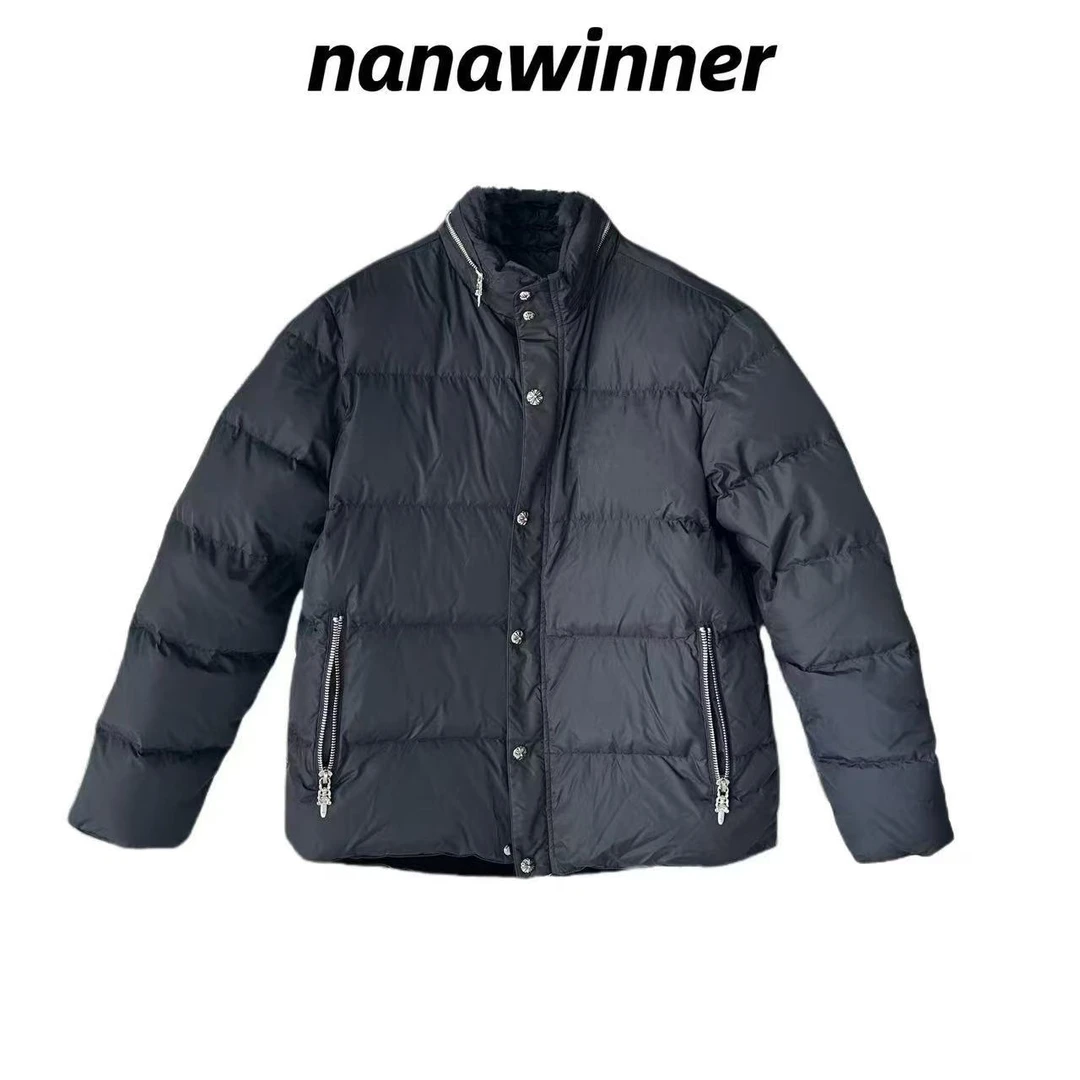 nanawinner-【暖冬】极简款立领宽松保暖羽绒服