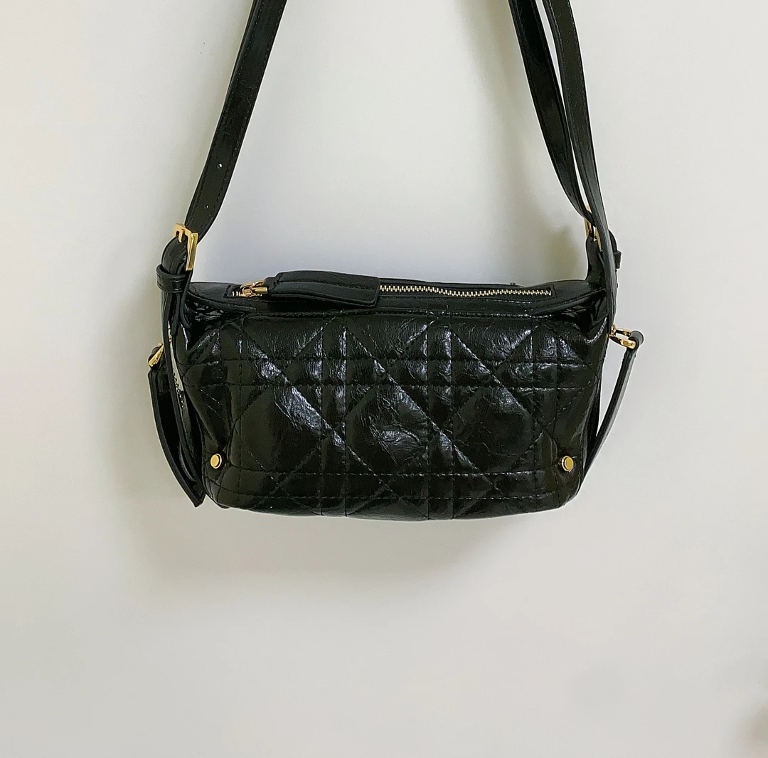 3283#黑色【尺寸：长24宽8高12】简约休闲百搭时尚经典女士纯单肩包