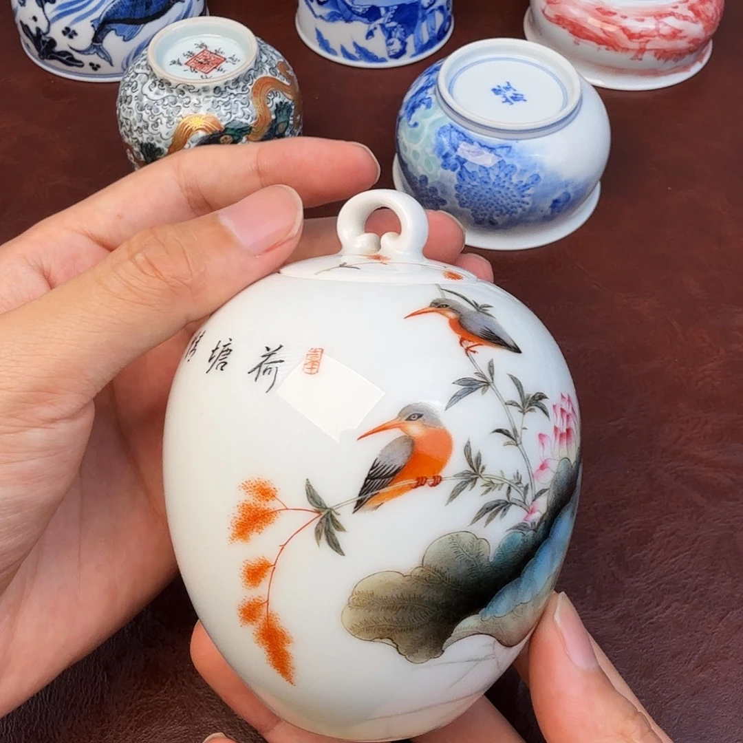 浮***云景德镇全手工全手绘茶具