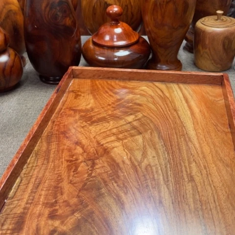 大果紫檀（缅甸花梨）文盘