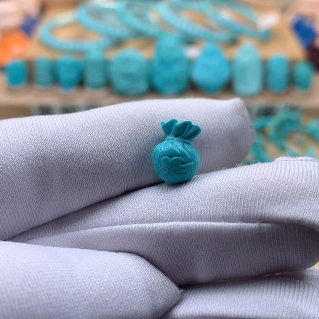 绿松石珠宝奇石未镶嵌