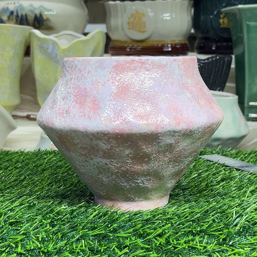 陶瓷绿植多肉微瑕花盆外口径：11*13