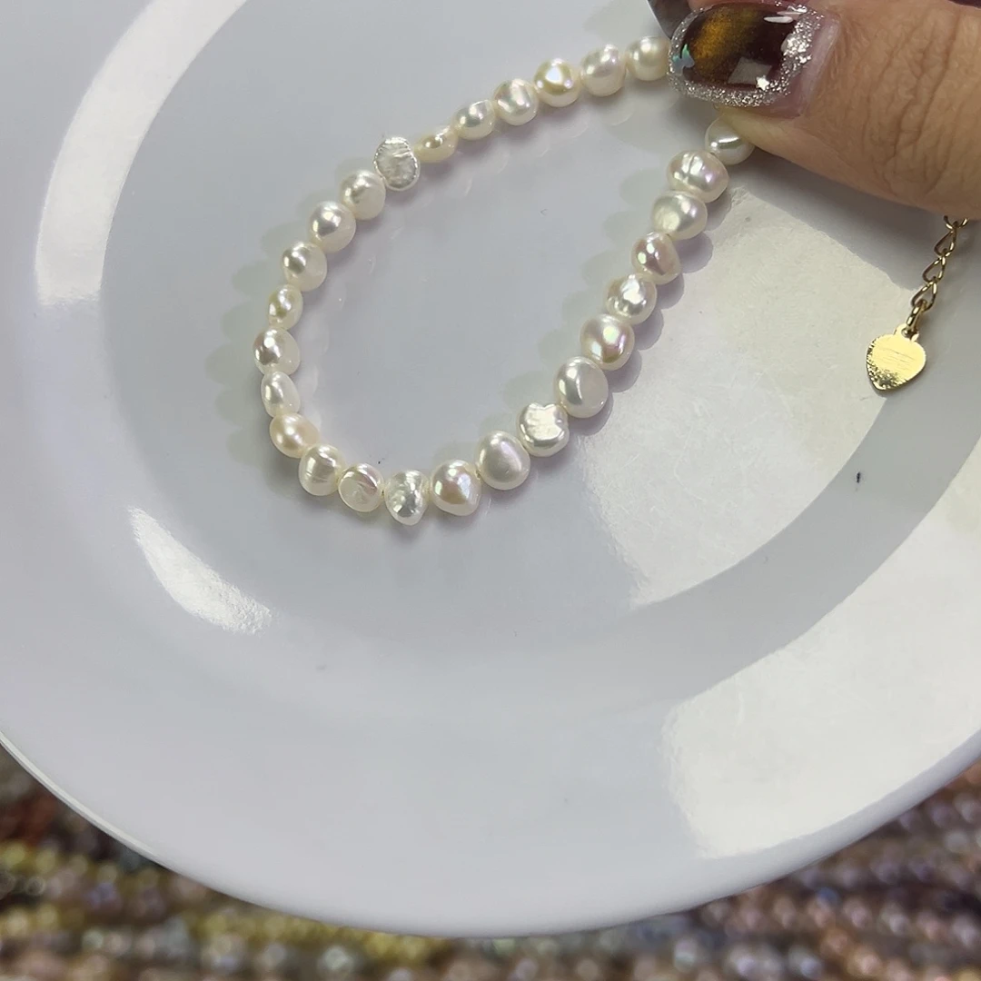 淡水珍珠钛钢手绳