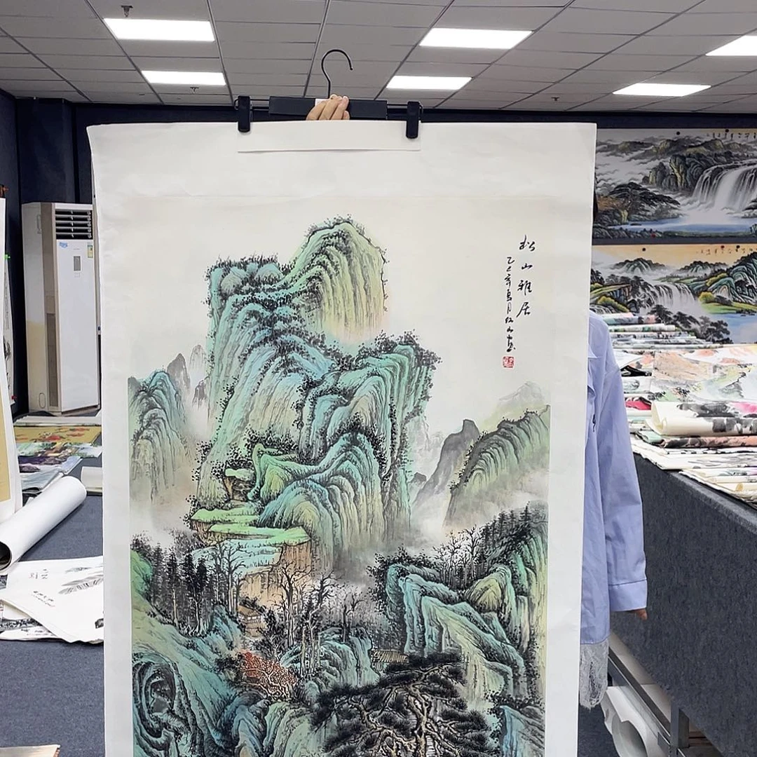 国画作品小姐姐放漏…