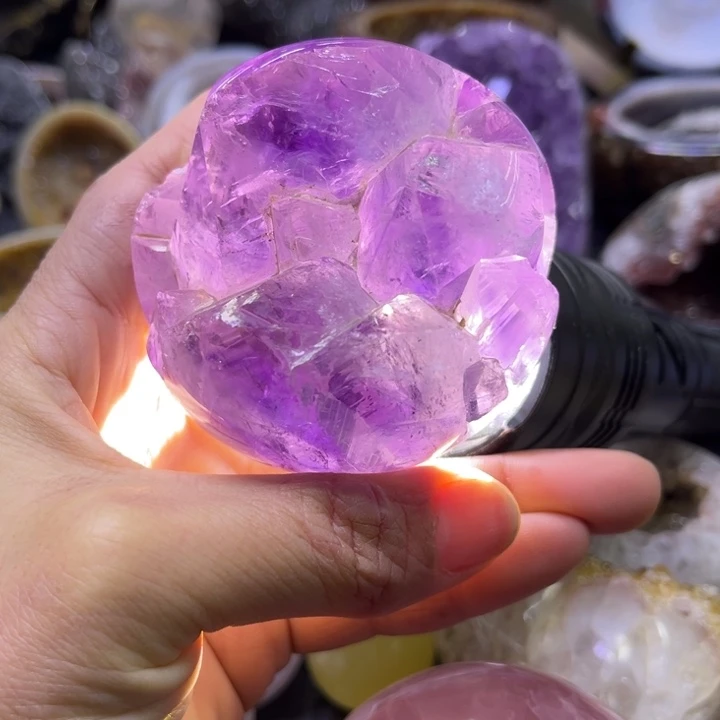 未镶嵌水晶珠宝半成品