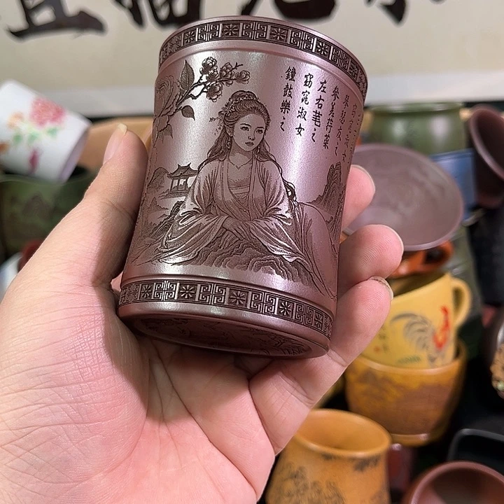 茶杯紫砂全手工紫砂主人杯