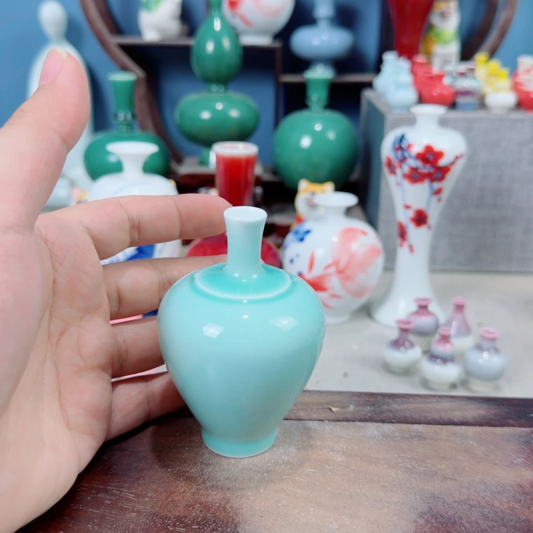 陶瓷手工小花器摆件