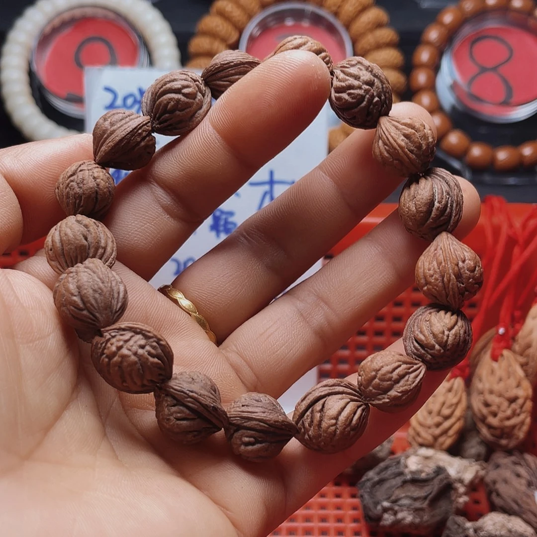 桃核手串8****8秦岭野生桃枭