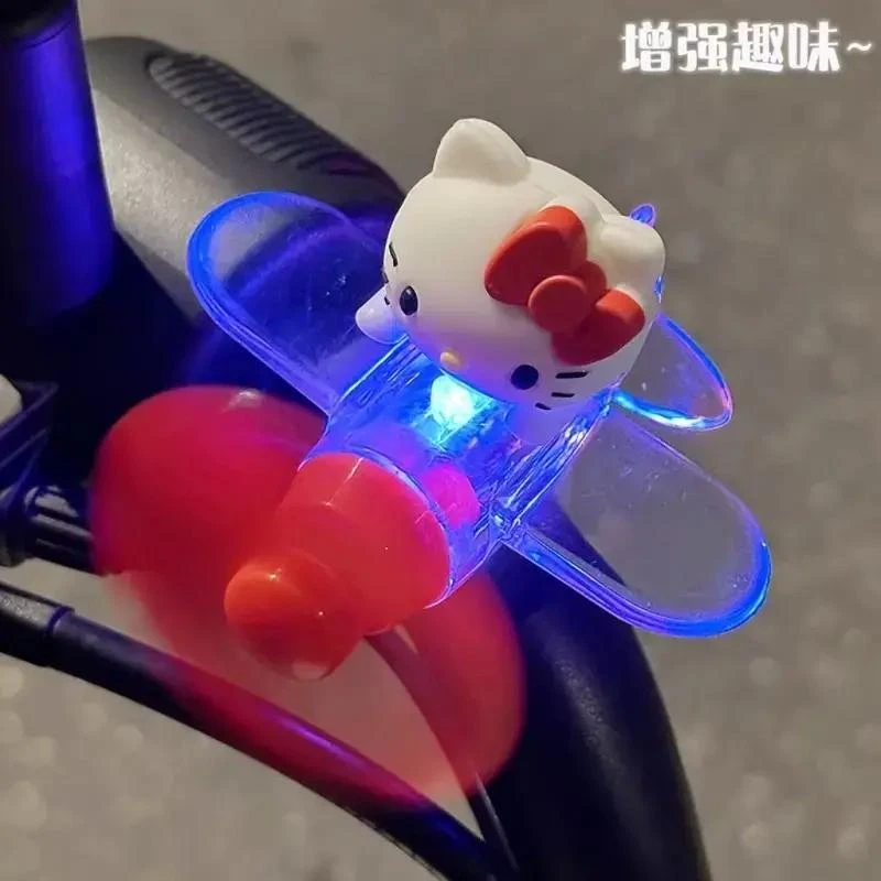 【重生】风力发电小飞机发光电动车装饰摆件自行车摩托车摆件饰品