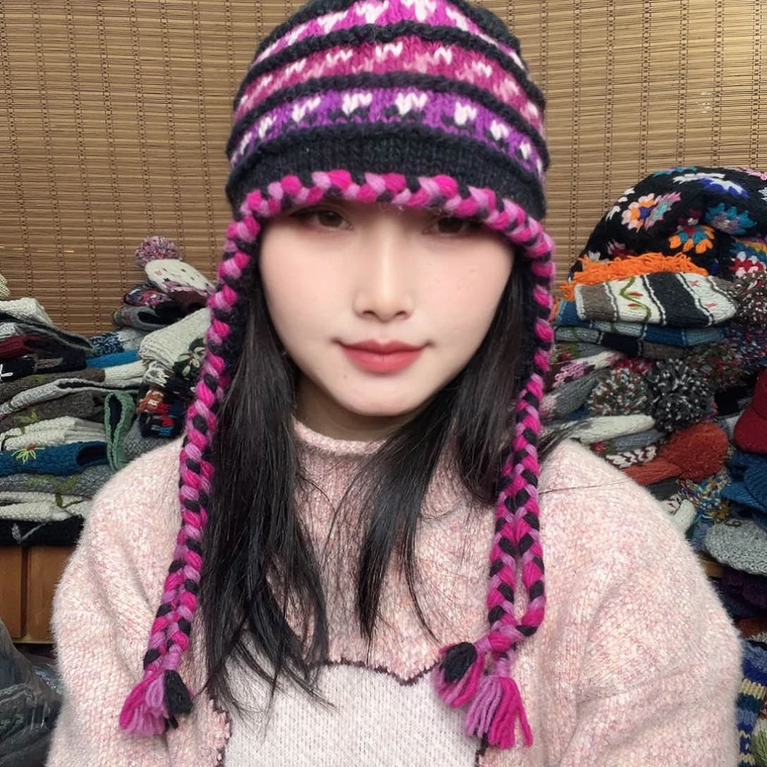 羊毛尼泊尔纯手工帽子337