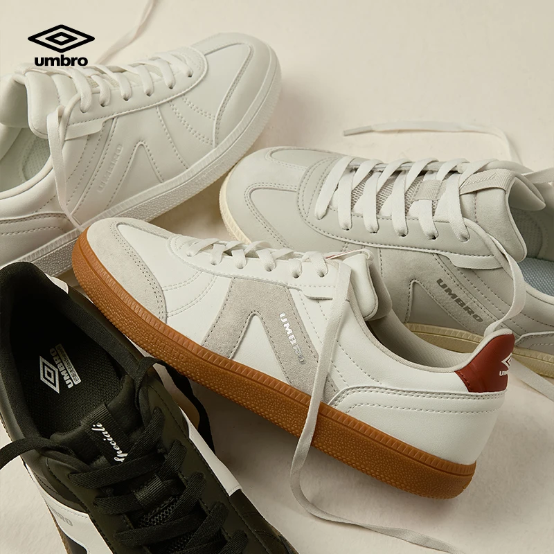umbro茵宝25年星跃幸运星薄底复古板鞋舒适耐磨德训鞋U1125150590