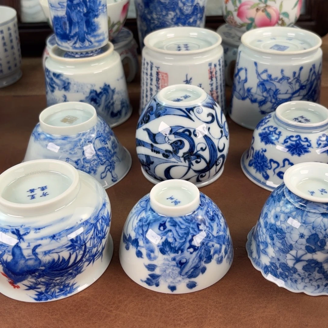 一***親陶摆件景德镇陶瓷摆件