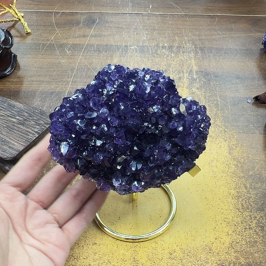 紫晶摆件未镶嵌紫晶