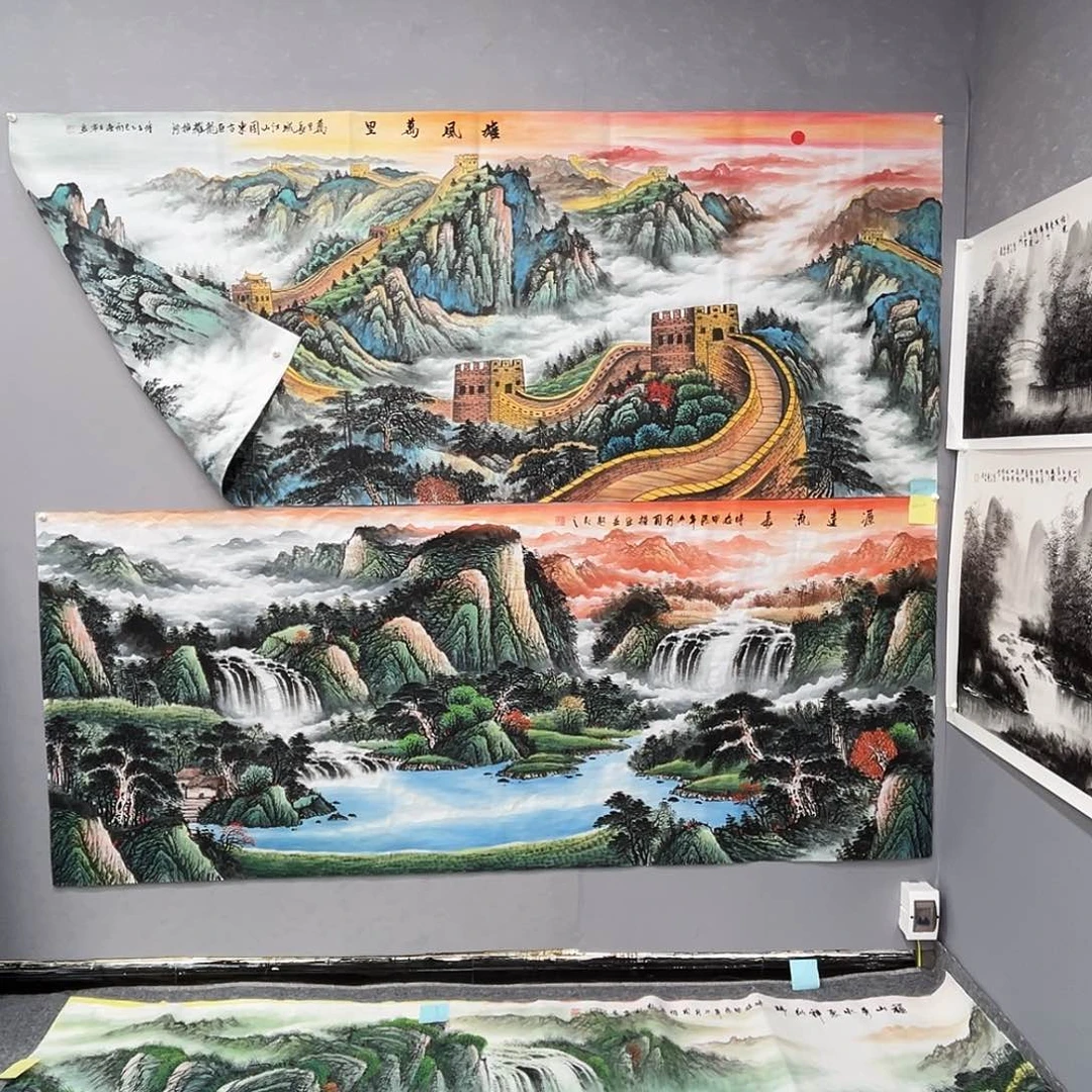 国画宁****设王宁老师 雄风万里 齐哥专项链接