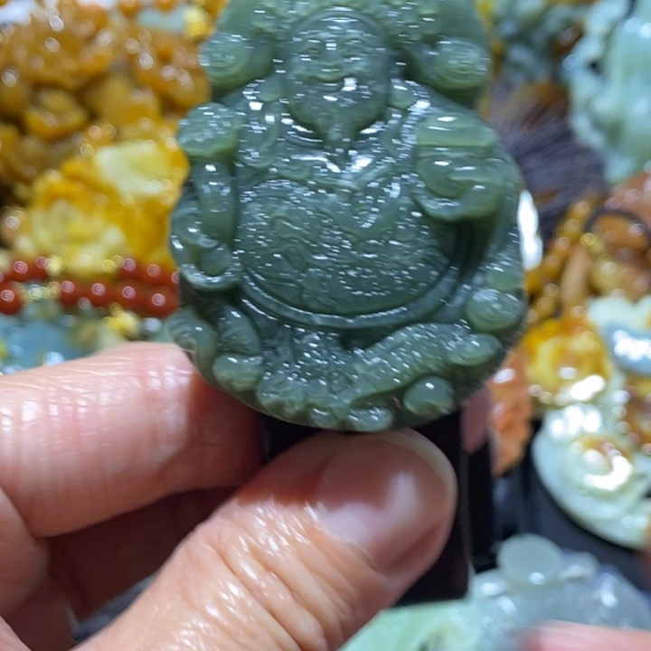 岫玉岫玉吊坠未镶嵌