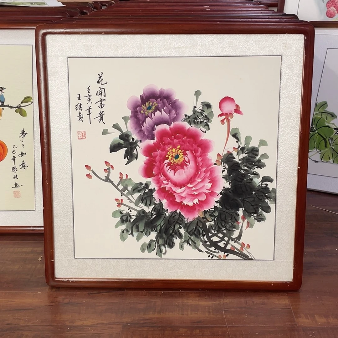 国画带框尺寸63*63厘米
