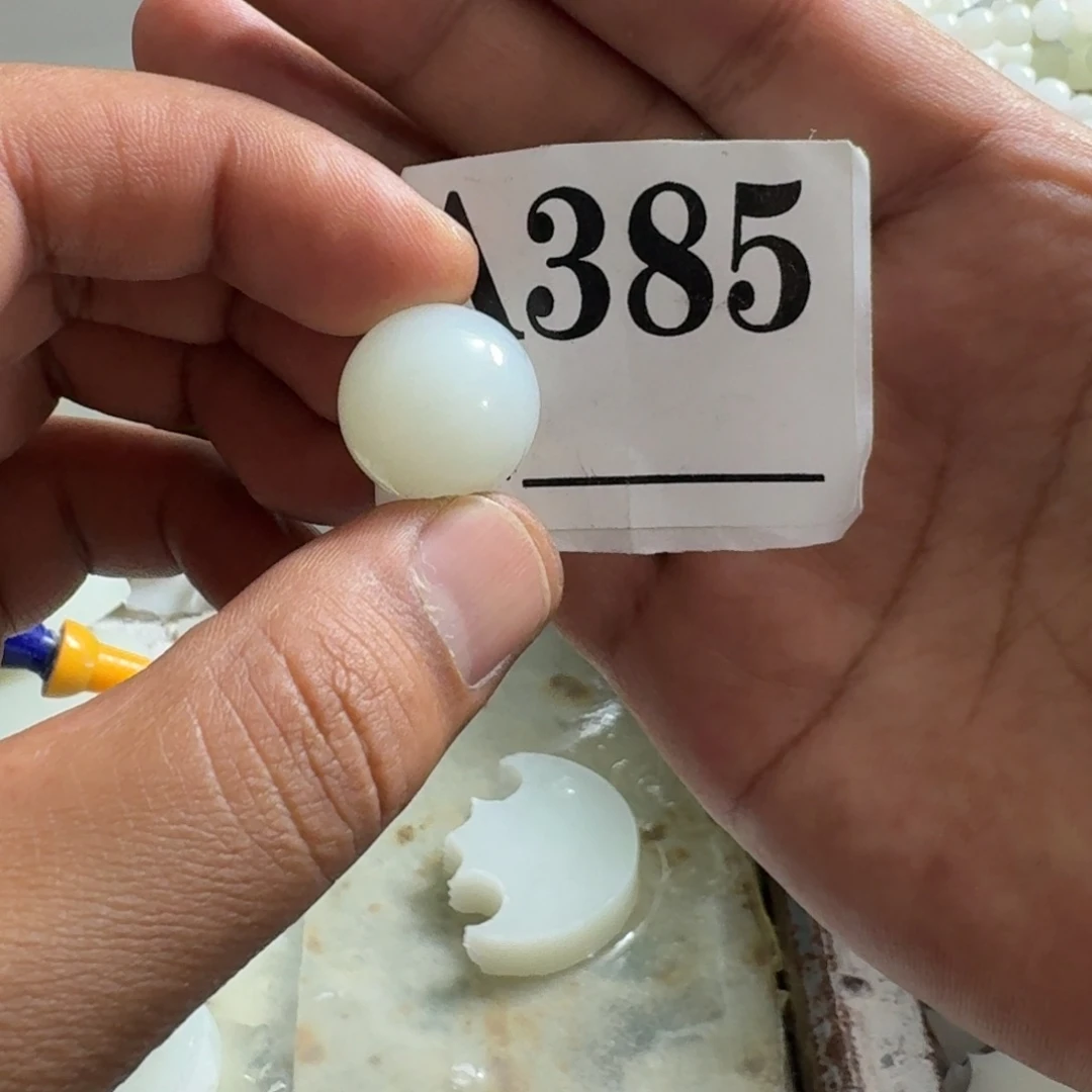 和田玉未镶嵌手链卡20单珠