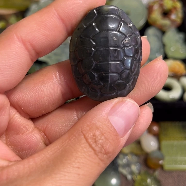 蛇纹石玉合金颈饰