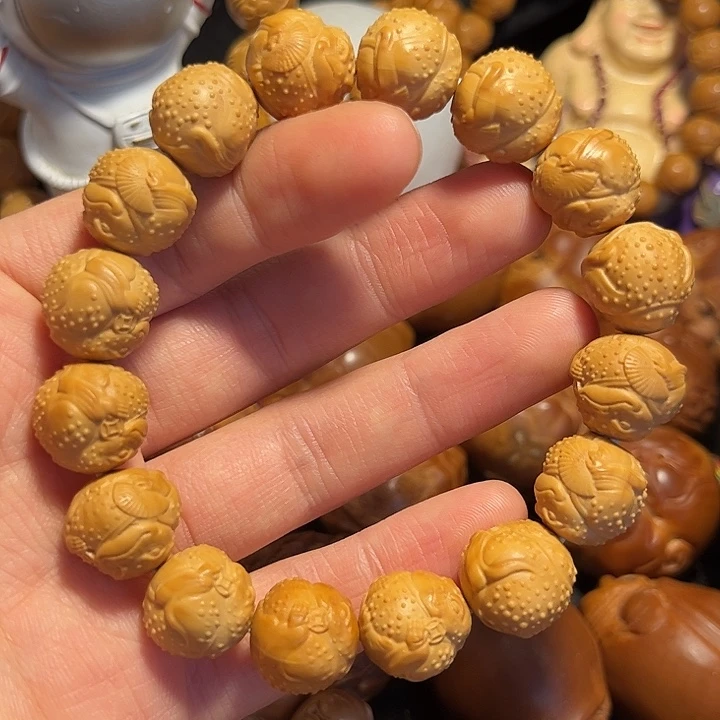 橄榄核手串/手链猴头金蟾扇子