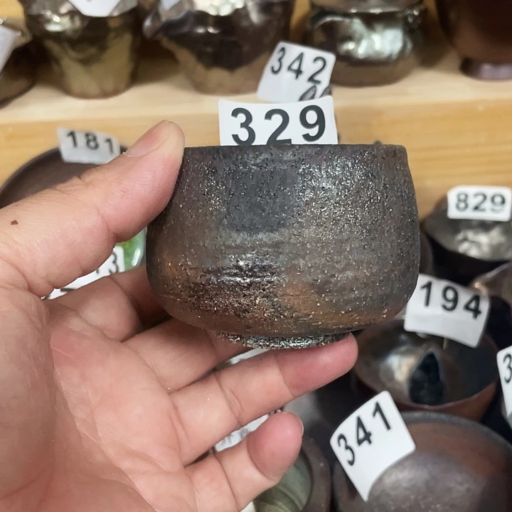 茶杯紫泥柴烧纯手工329