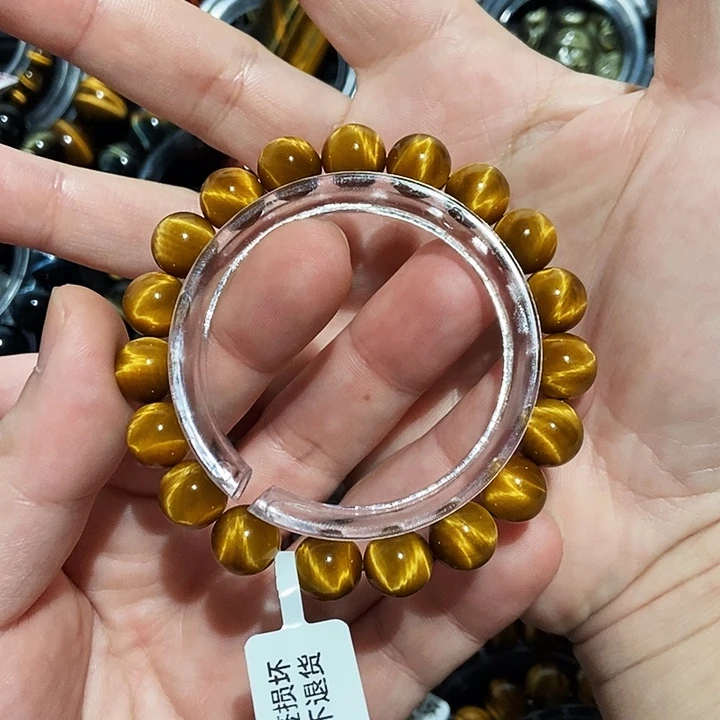 珠***水木变石（虎睛石）未镶嵌手串