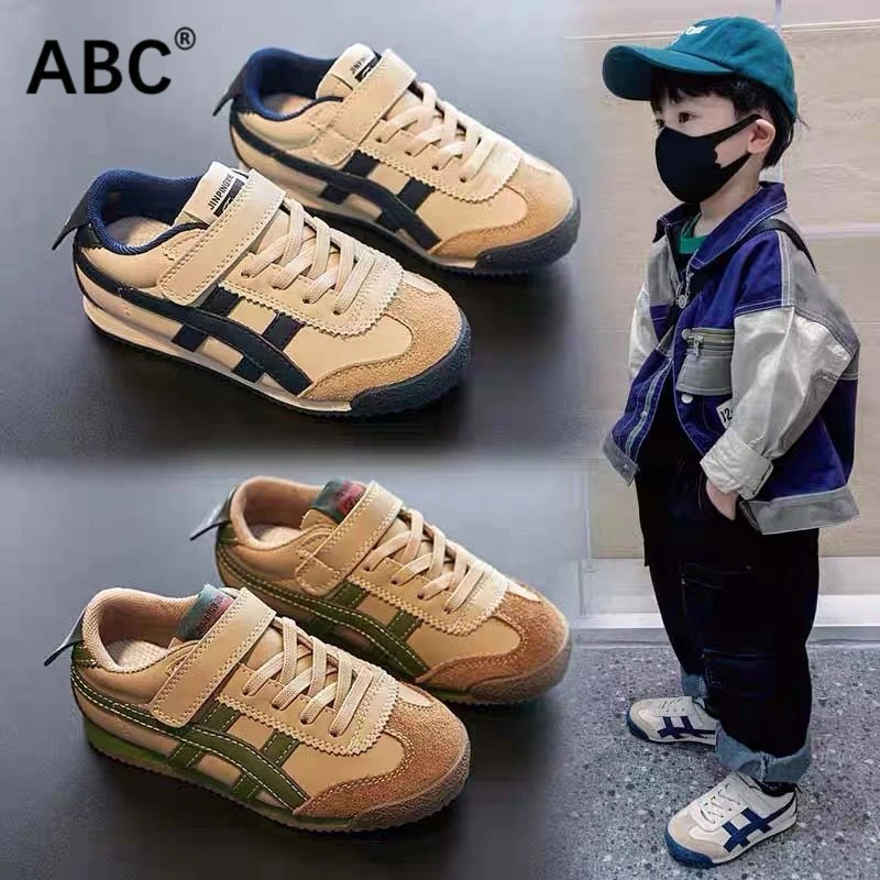 ABC儿童阿甘鞋2024春款潮牌童鞋小童男童软底运动鞋宝宝鞋休闲鞋