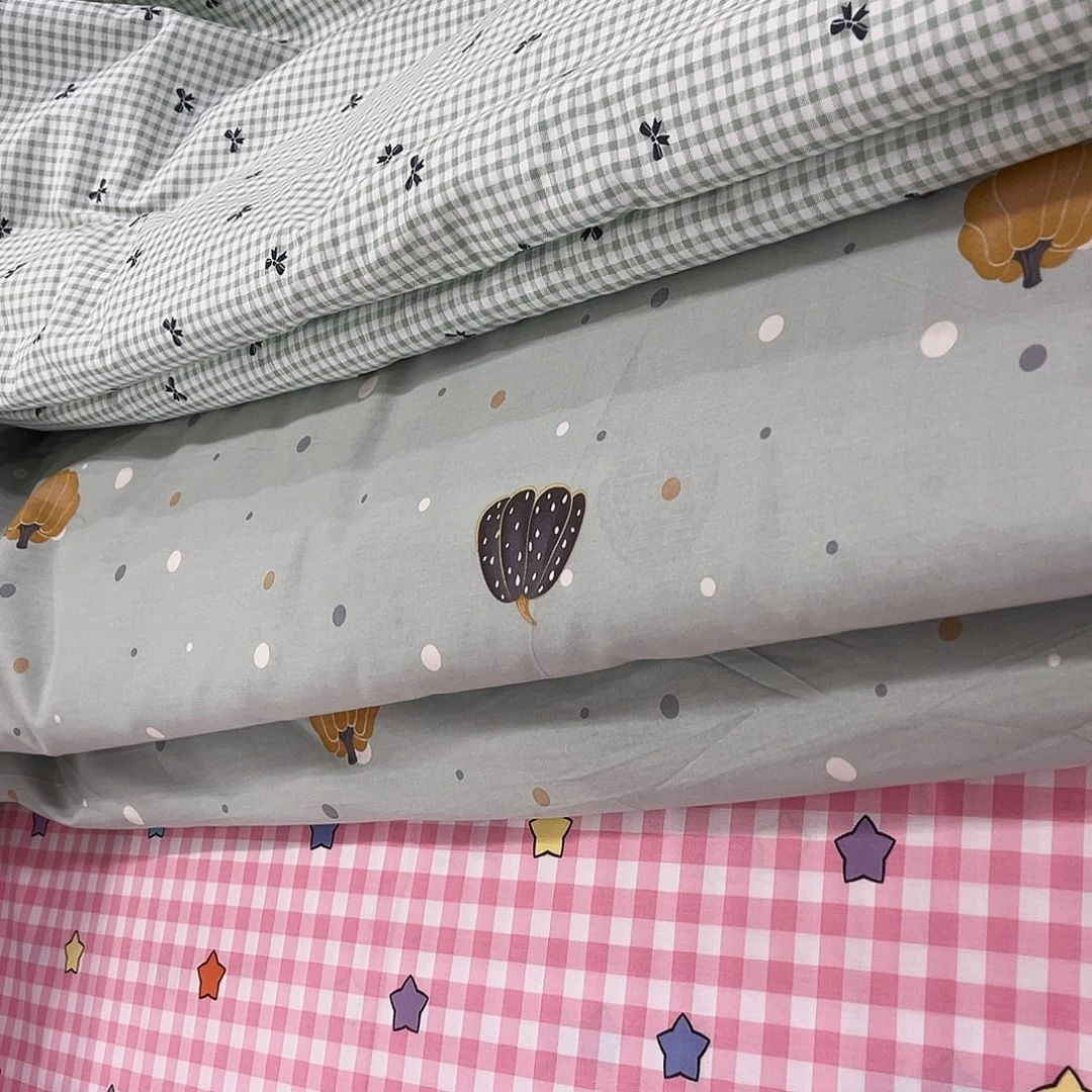 纯棉布三色各2.6米不加工