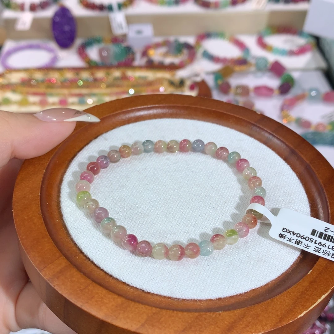 碧玺未镶嵌手串手链