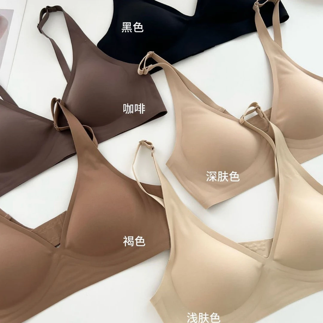 聚拢深V无钢圈内衣