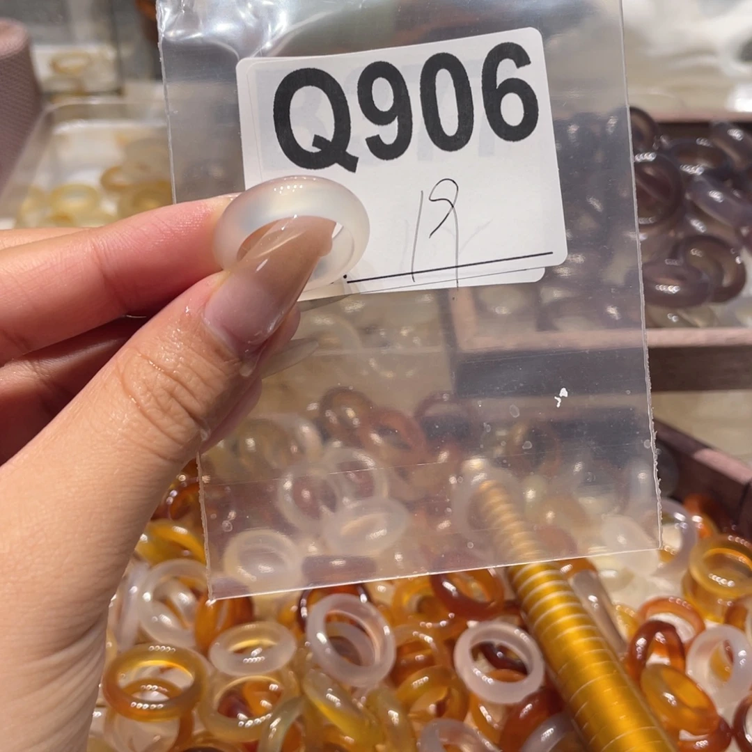 玛瑙/玉髓未镶嵌戒指906