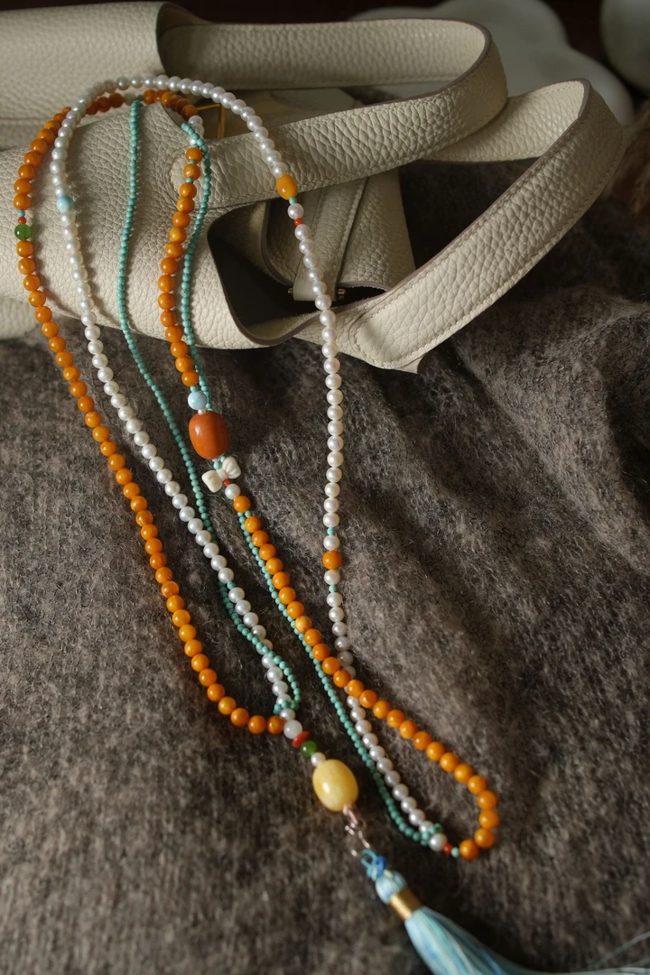 中式血脉｜天然老蜡斜挎