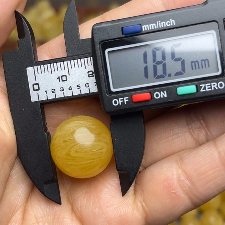 蜜蜡未镶嵌珠宝奇石天然蜜蜡散珠微瑕一粒197