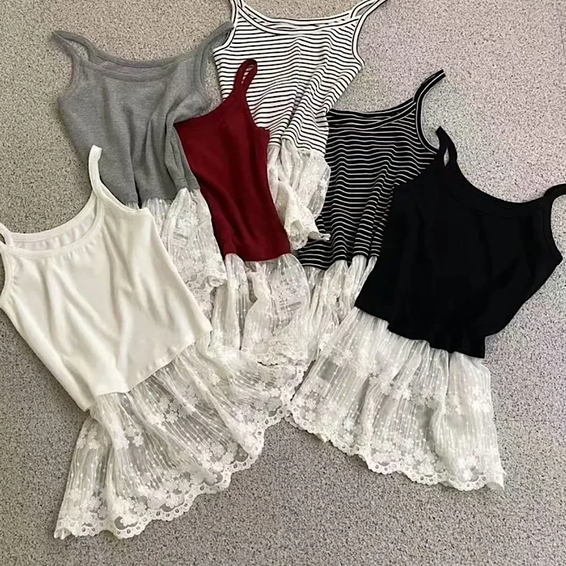 婷～【轻松拿捏】人手3件的背心蕾丝