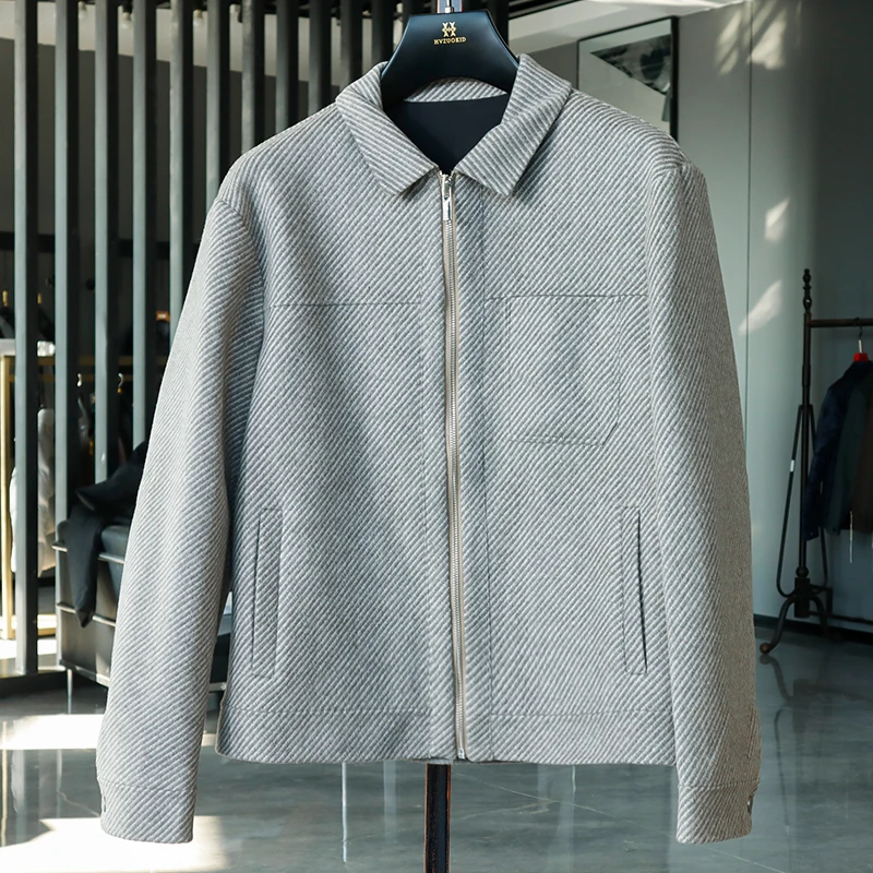 休闲保暖舒适夹克男款外套6228