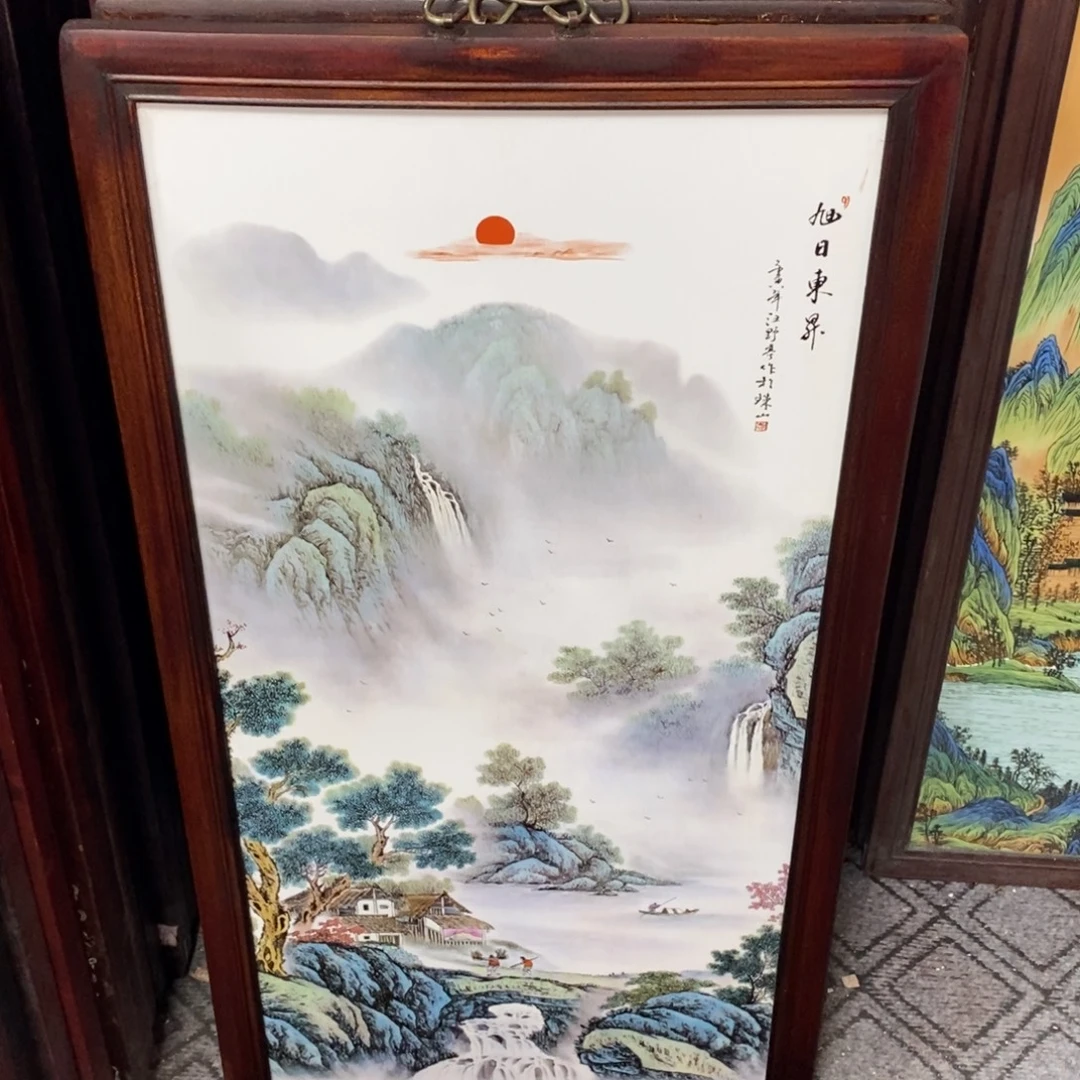 瓷86*46 景德镇瓷板画柴窑烧制