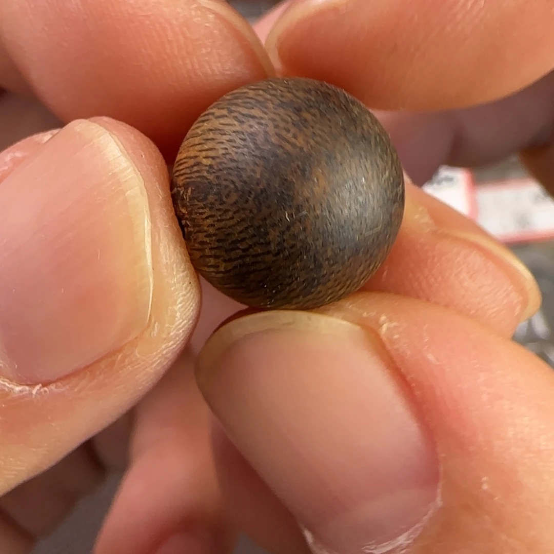 摆件沉香奇楠高品单珠1.4尺寸