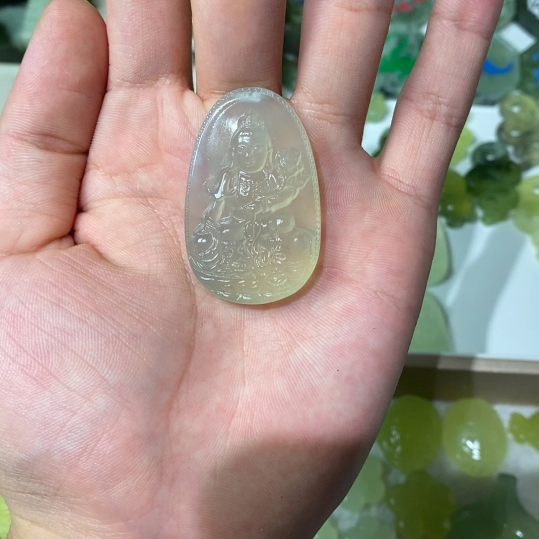 未镶嵌岫玉吊坠(不含链)