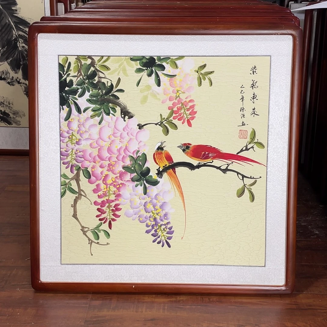 国画带框尺寸63*63厘米