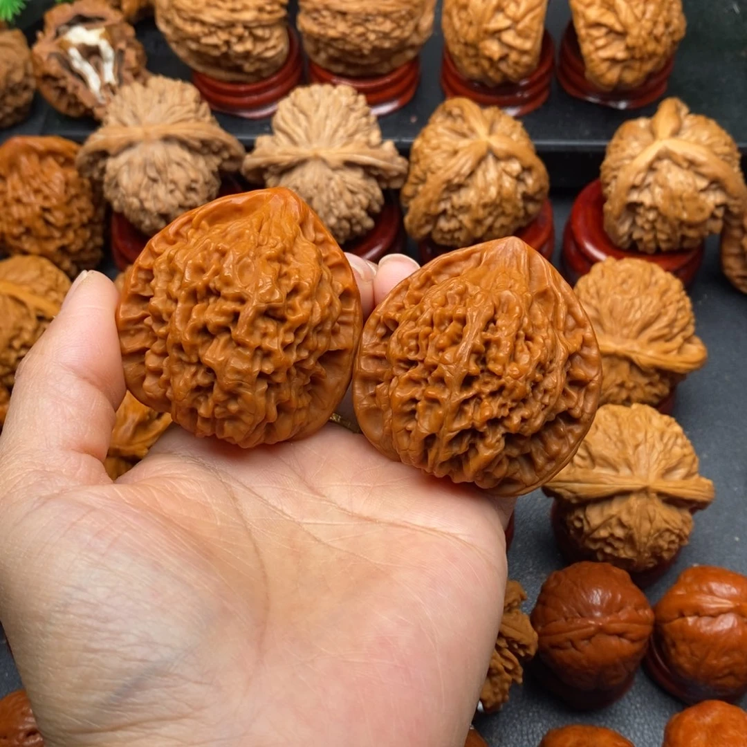 把件文玩核桃46官帽