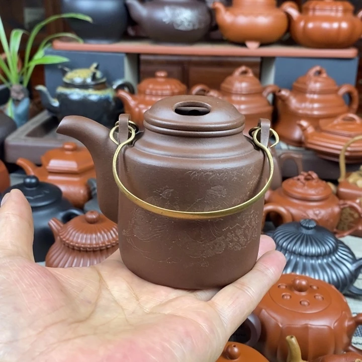 茶壶紫砂洋桶220-320CC原矿老紫泥特价