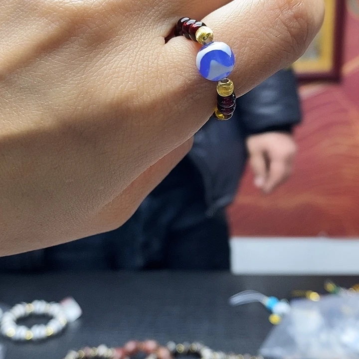 玛瑙/玉髓合金颈饰