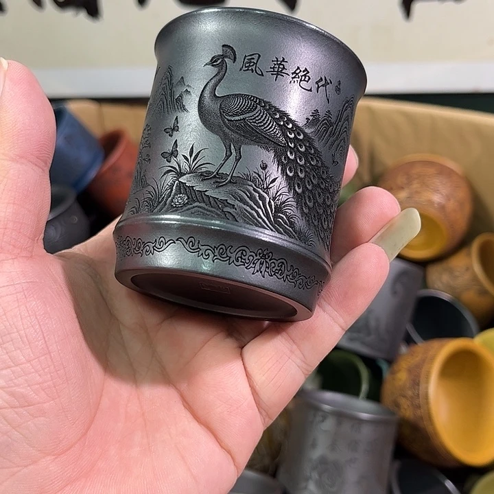 茶杯紫砂全手工紫砂主人杯