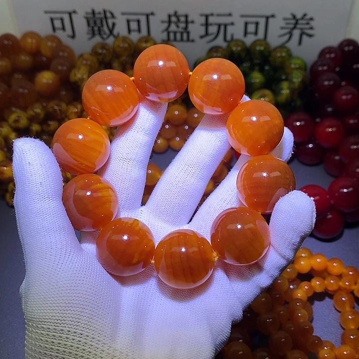 手串/手链松木（琥珀木）2.5 包浆高货