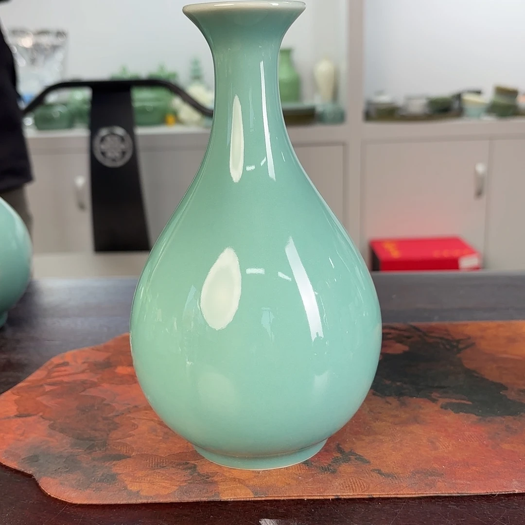 龙泉云间青瓷小米茶器